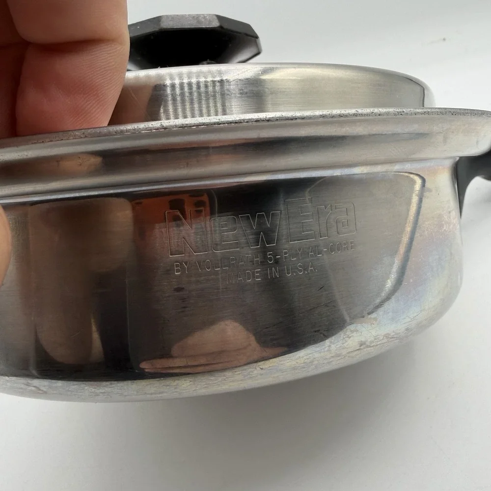 Vintage New Era by Vollrath 1.5 Qt Saucepan w/ Lid Stainless Steel 5-Ply AL-Core